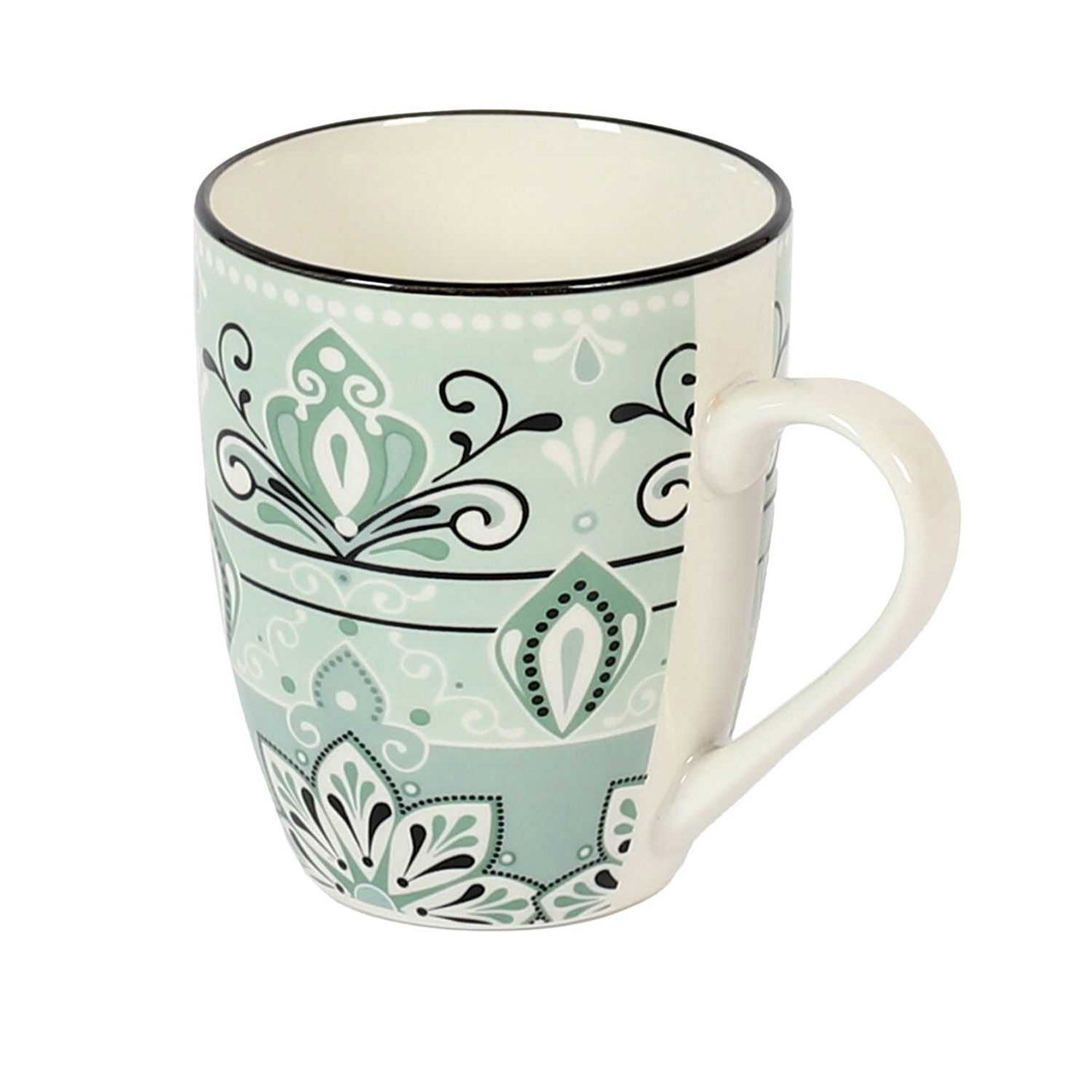 Home Deco Factory Mug Jaipur vert - 11.5x10x8.5 cm
