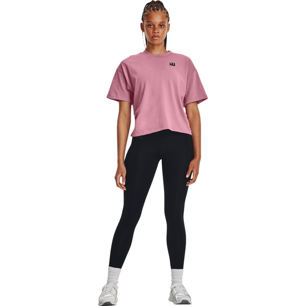 Under Armour LOGO LC OVERSIZED - Tee-shirt Femme rose