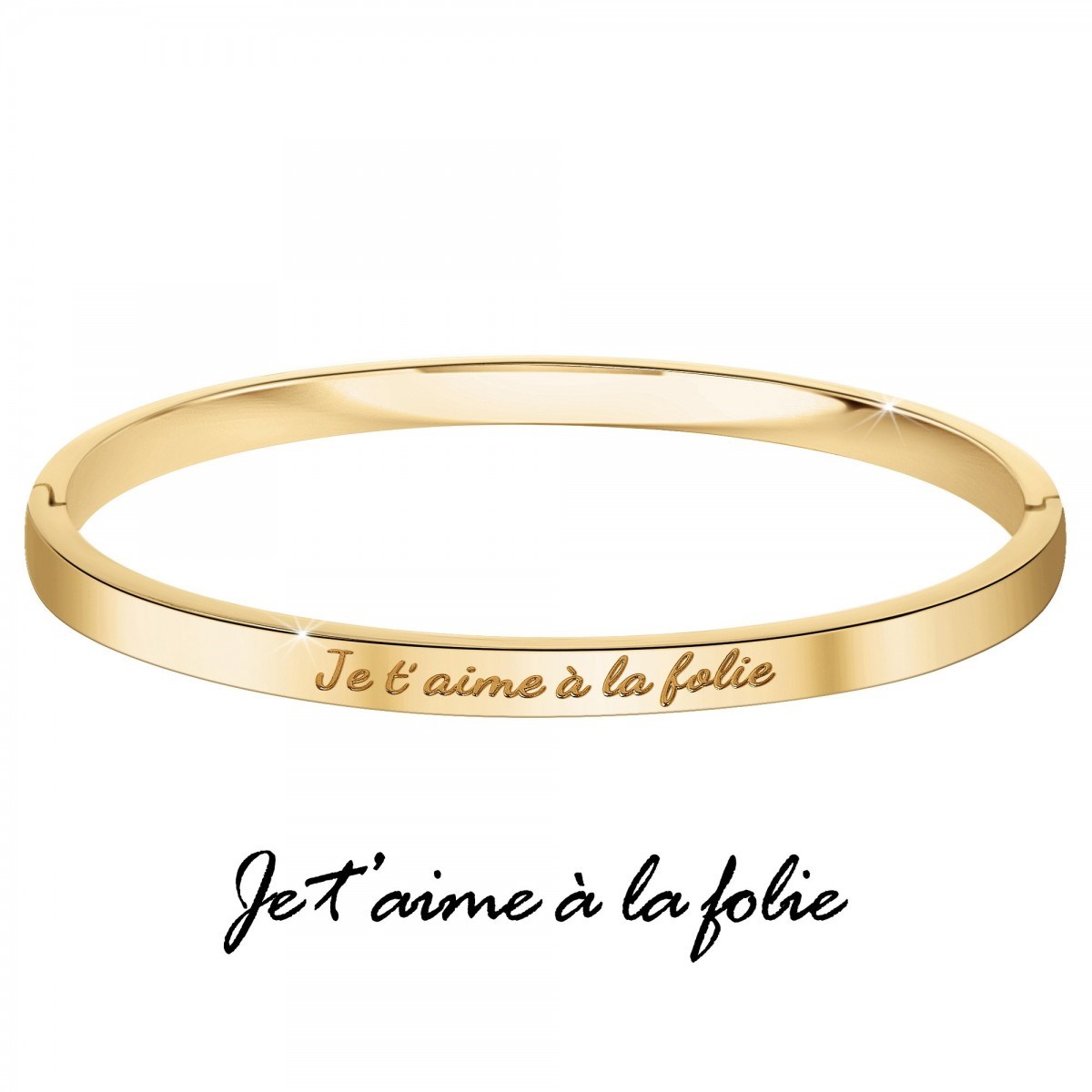 Je t'aime à la folie - Bracelet SC Crystal