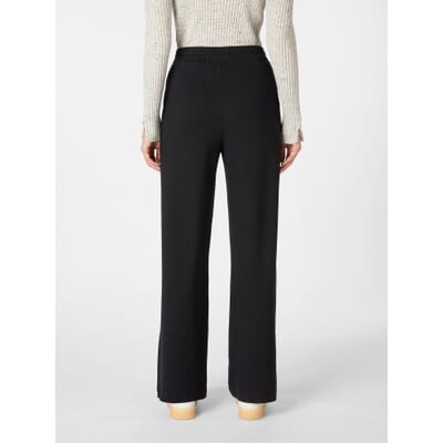 Damen-Jerseyhose, Schwarz