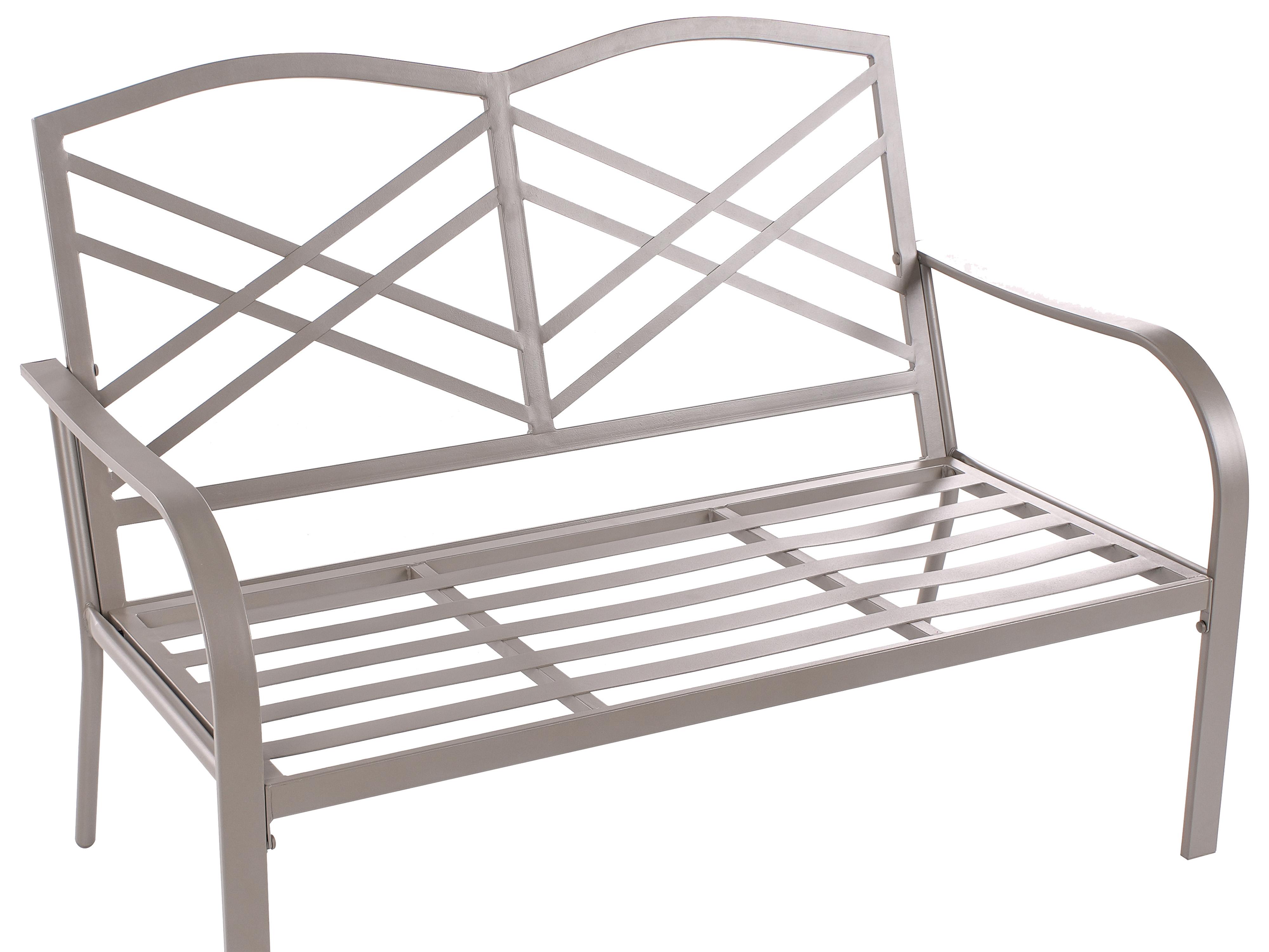 Loungeset met tafel 4-zits MESTRINO Metaal Beige