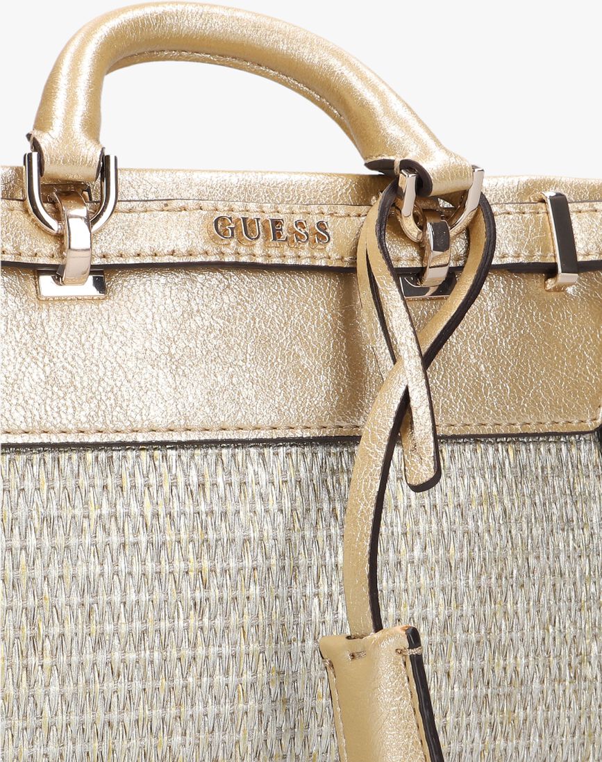 GUESS gouden guess schoudertas sestri mini satchel