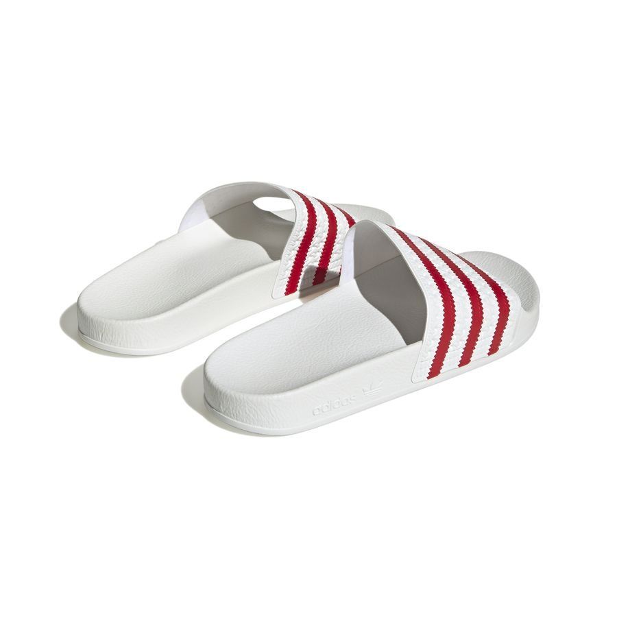 adidas Originals Claquettes adilette - Blanc/Rouge Femme