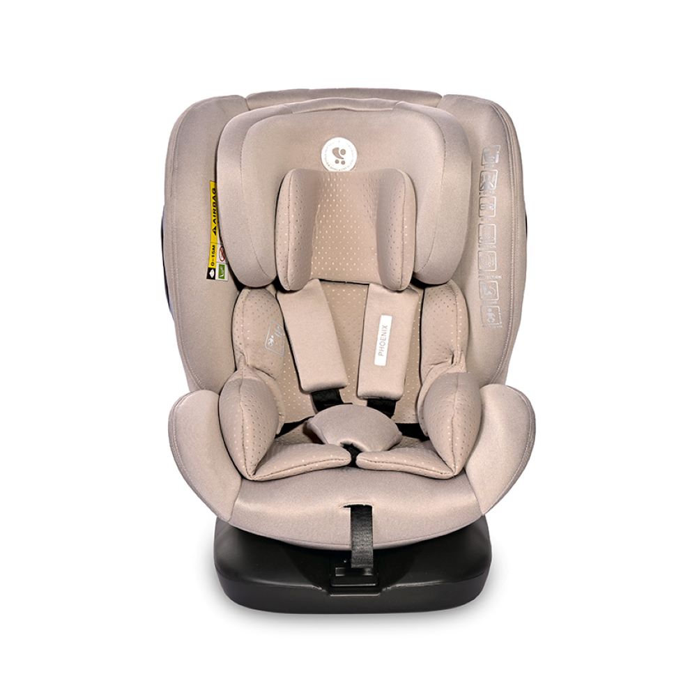 Lorelli Kindersitz Phoenix i-Size Isofix Gruppe 0+/1/2/3 (40-150cm) Top Tether beige