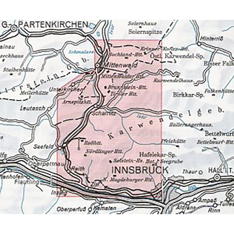 DAV AV-Karte 5/1 Karwendelgebirge, West