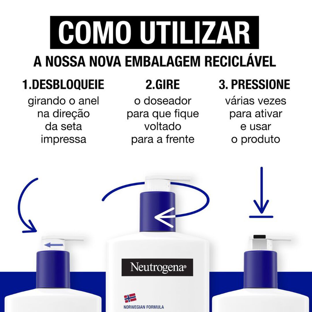 NEUTROGENA  Loção de Hidratação Profunda (Pele Seca) - 400ml