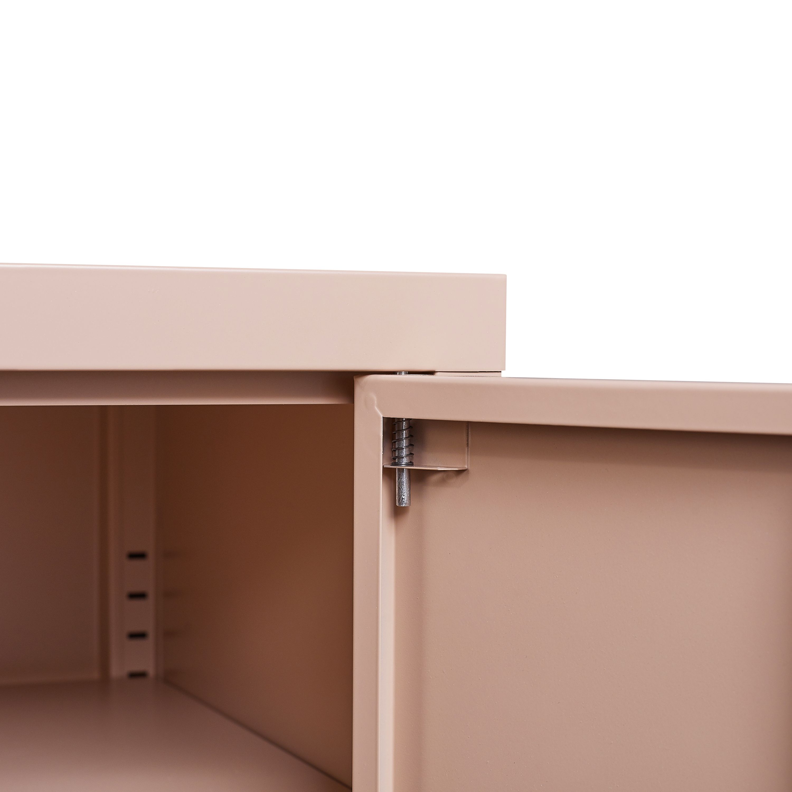 Sideboard Metall KLAUS 115 x 59 cm taupe