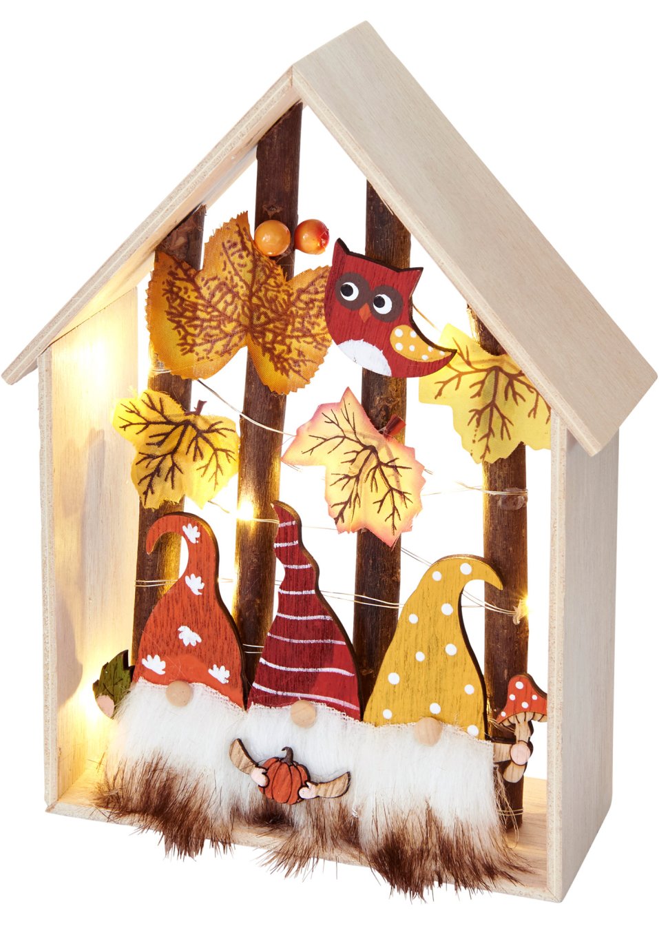 Objet déco LED maison avec lutins