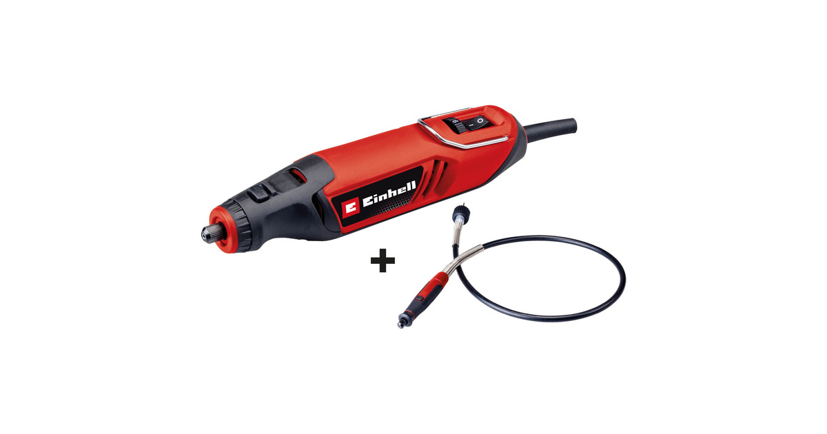 EINHELLTC-MT 150 E Slijp-/Graveermachine graveermachines  (Rood/zwart, Incl. 117-delige accessoireset in praktische opbergdoos)