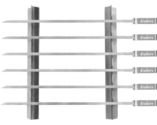 Enders Grill Spies Vleesspies Groentespies Roestvrij Staal 8-delig