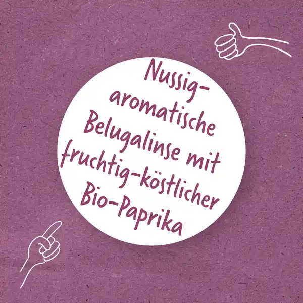 Belugalinse Paprika Aufstrich