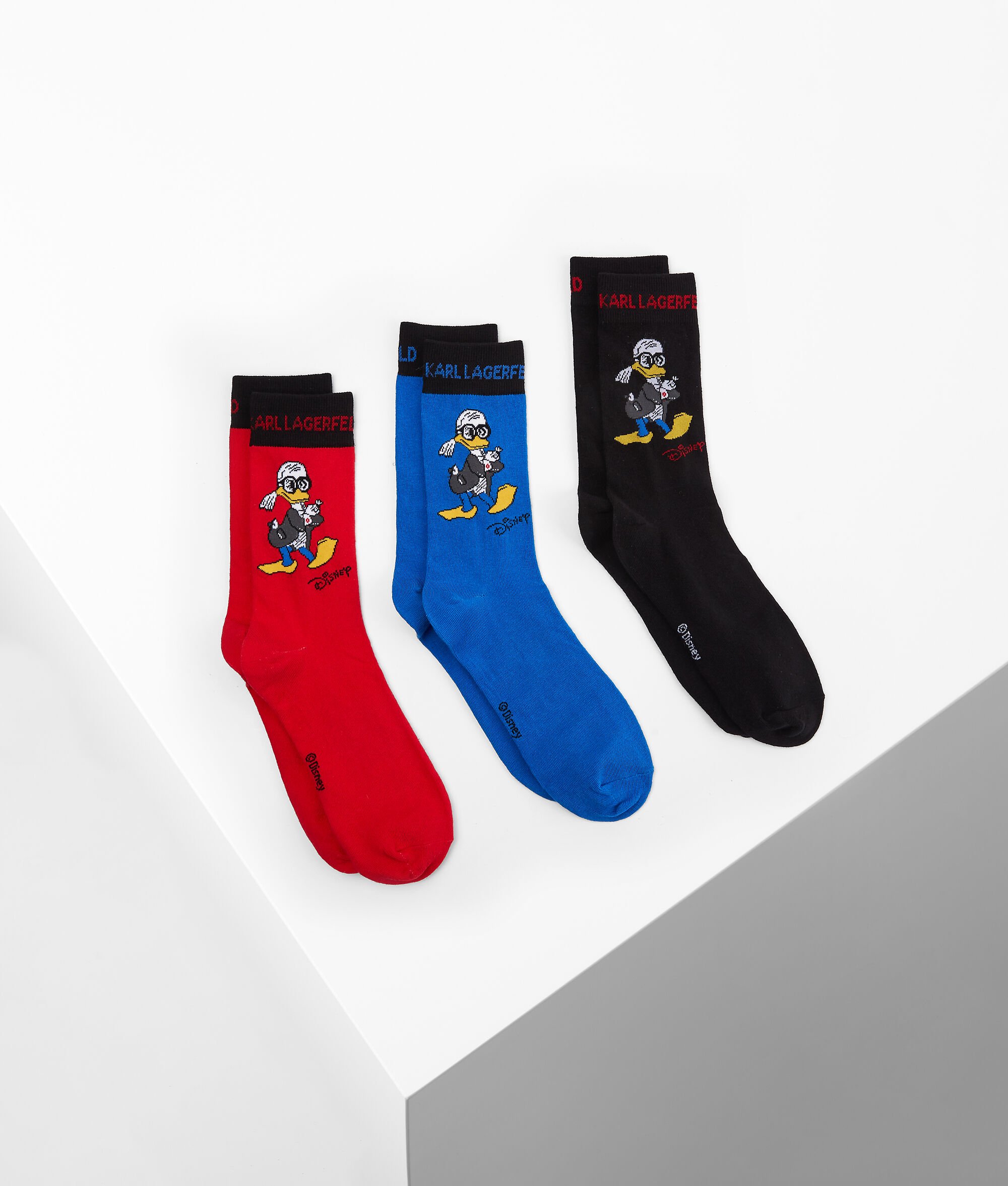 CHAUSSETTES DS x KARL LAGERFELD - LOT DE 3 PAIRES