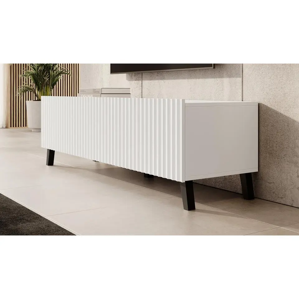 Meubella - TV-Meubel Pepinos 2 - Wit - 150 cm