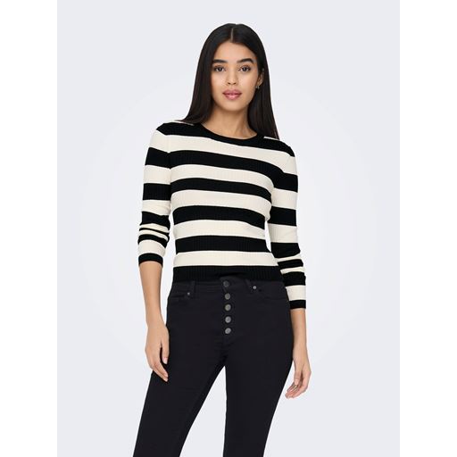 JDY Plum Bluse, Black, L