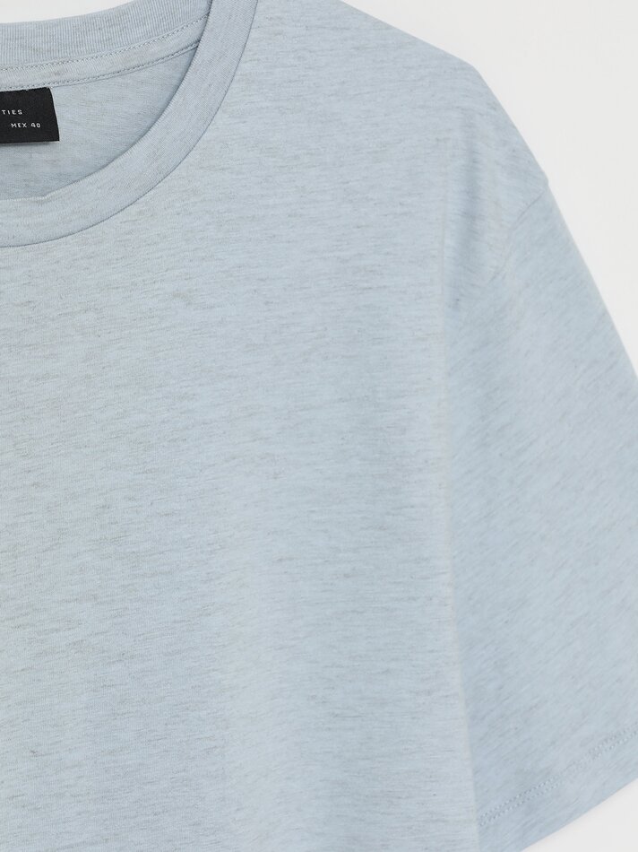 Pacote com 4 camisetas básicas - Azul Vigoré