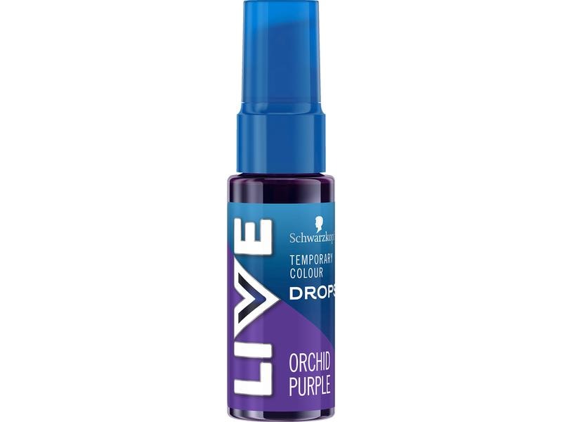 Schwarzkopf LIVE Haarcoloration Drops Orchid Purple Hochpigmentierte Haarfarbe lässt Ihrer Farbkreativität freien Lauf