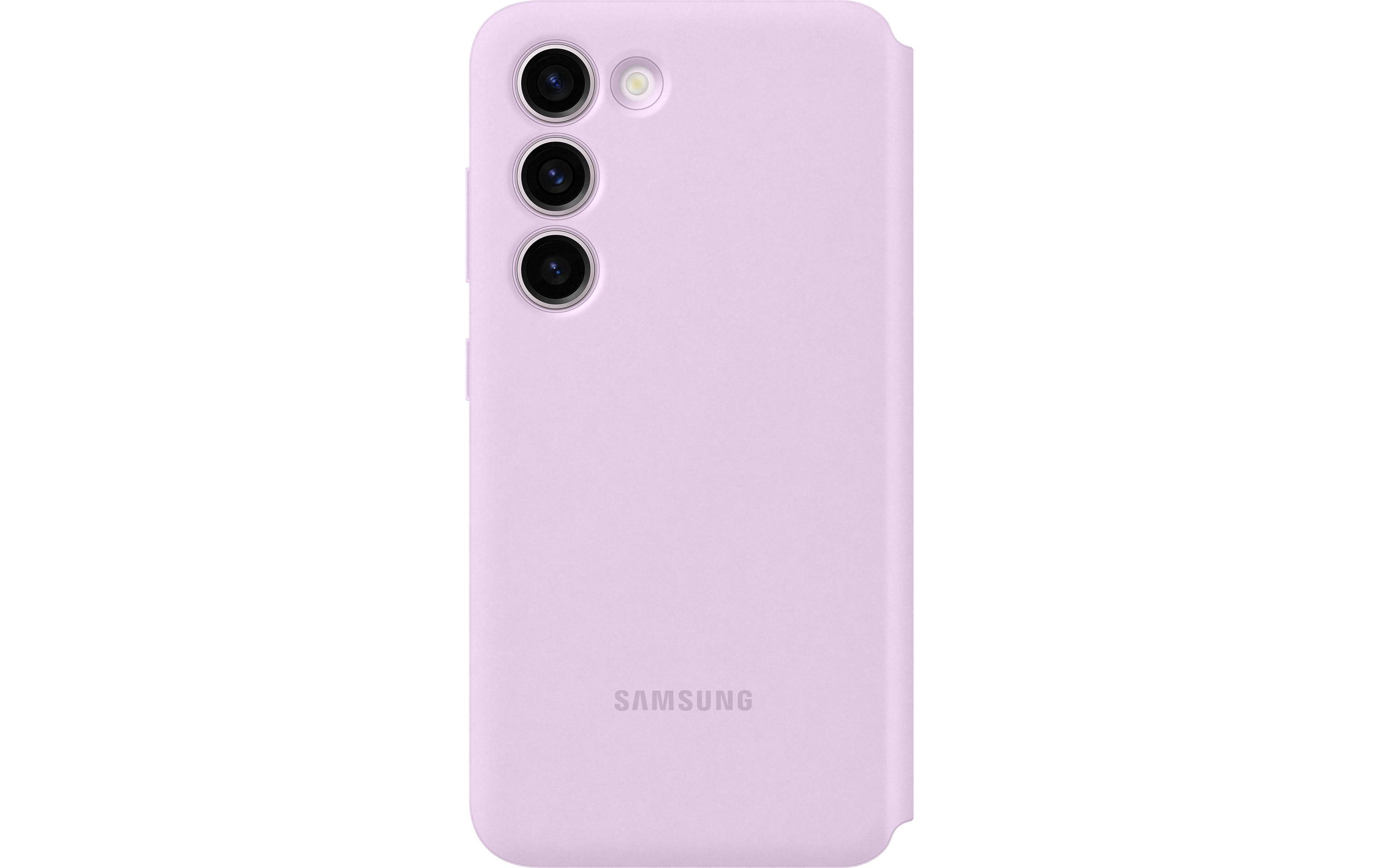 Book Cover Smart View Galaxy S23 LavendelSchutzhülle mit Touch-Interface für das Samsung Galaxy S23