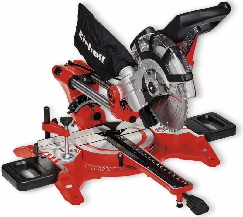Einhell TC-SM 2131/1 Dual Trek - Kap- en Verstekzaag 1500 W 210 Mm
