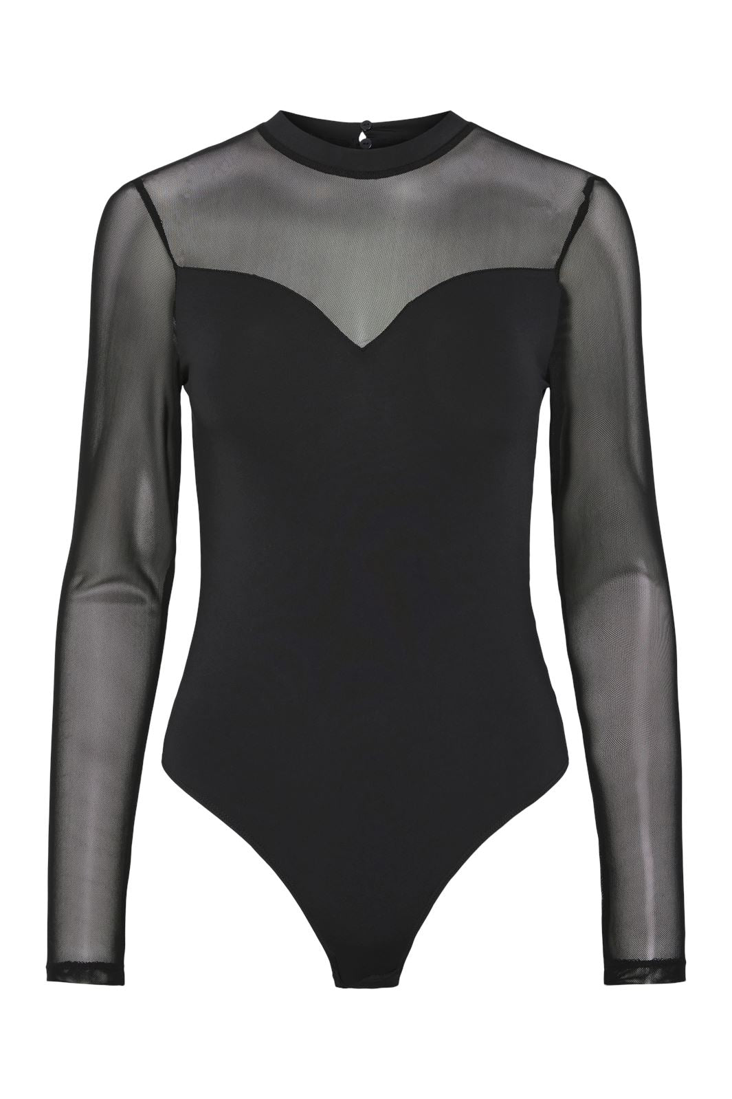Pieces Pcmilly Ls Mesh Bodystocking