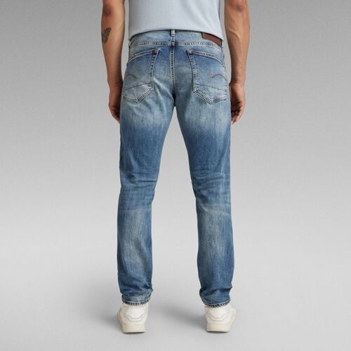G-Star Raw - 51003 C052 - 3301 REGULAR TAPARED-A802 VINTAGE AZURE Azul