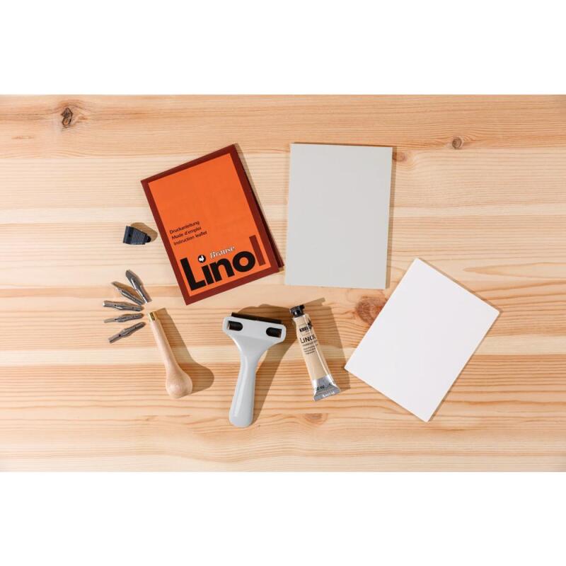 Coffret de linogravure.