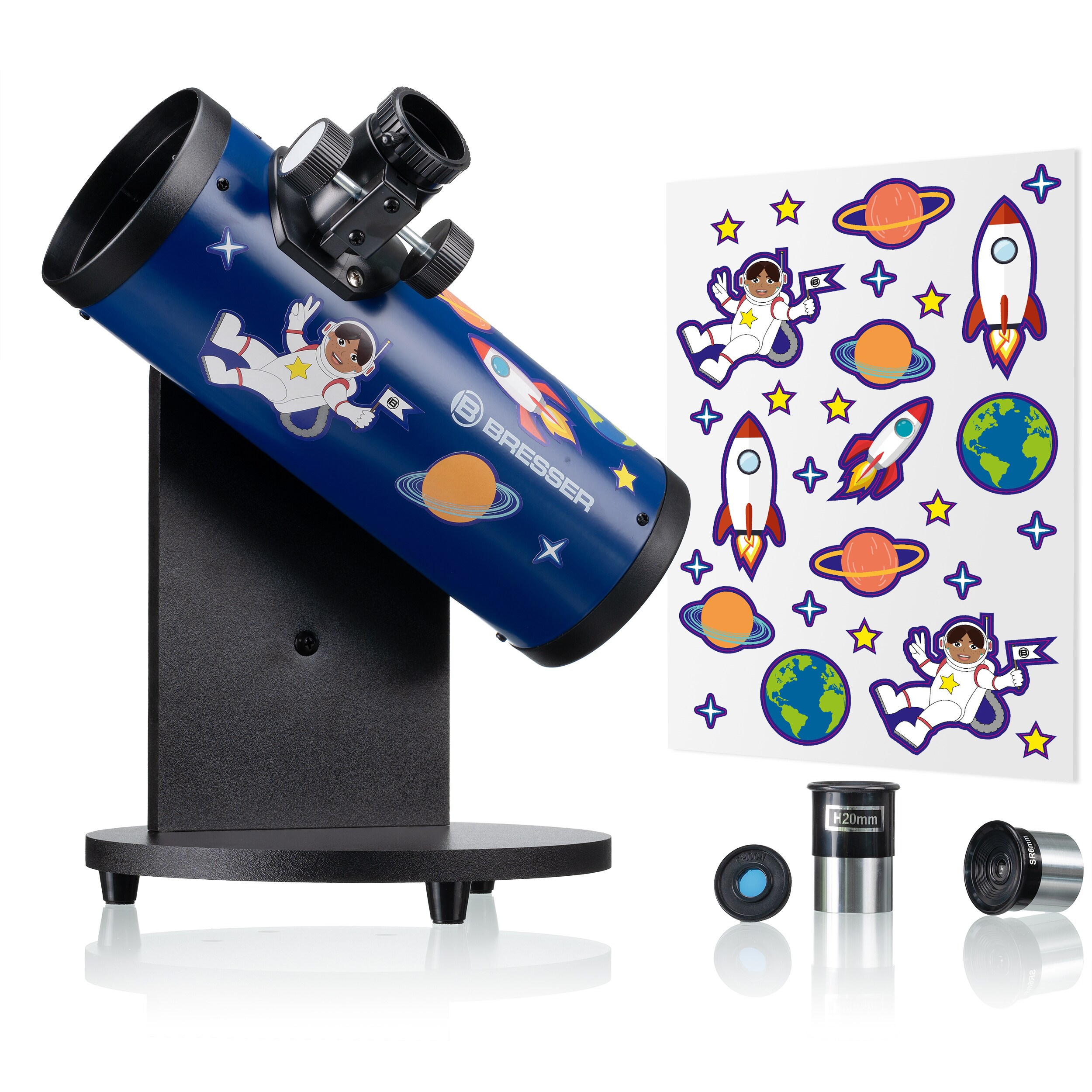 BRESSER JUNIOR 76/300 Kompakt-Teleskop SMART