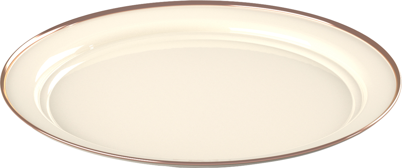 GSI MESA Emaille-Teller 26 cm  - Cream