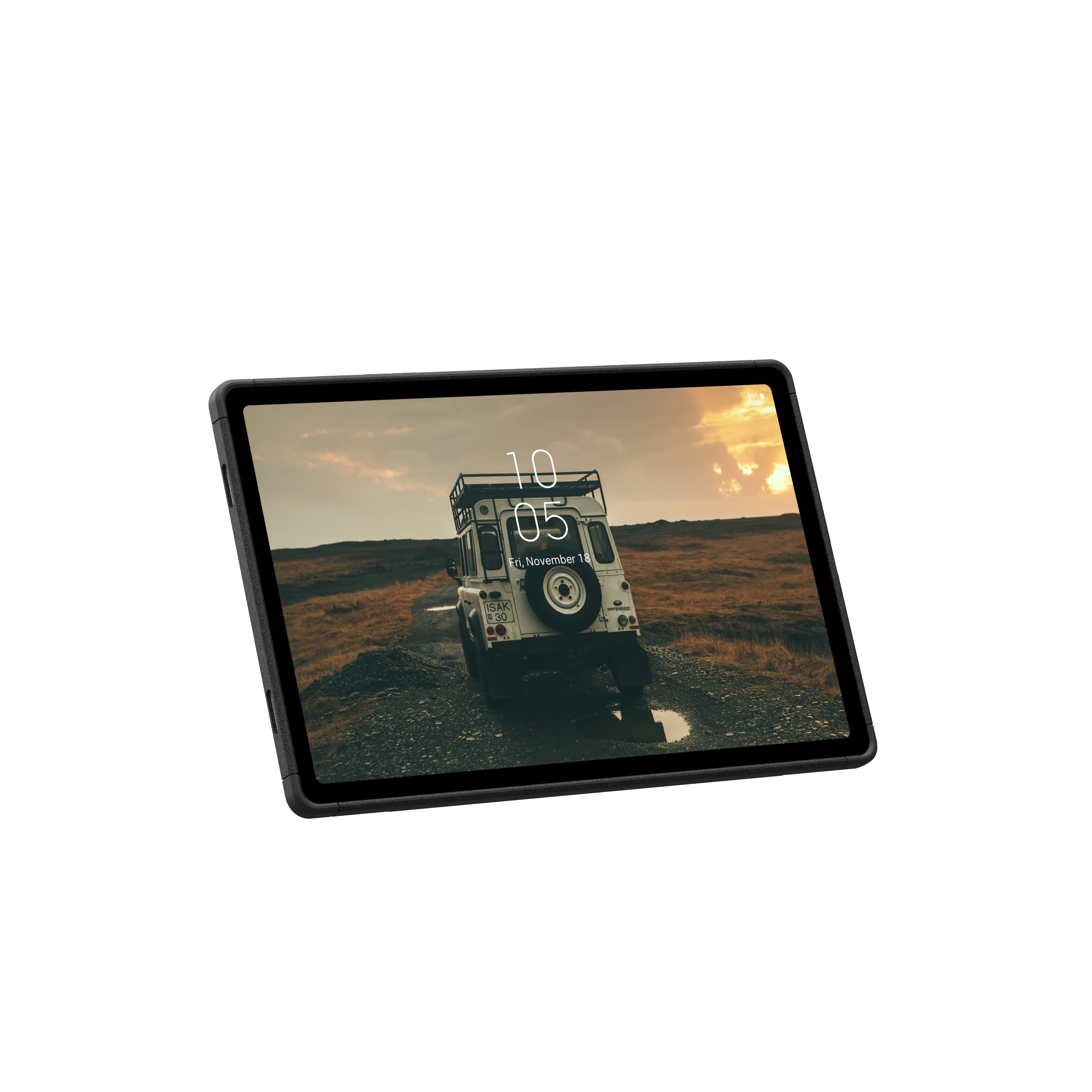 Samsung Galaxy Tab A11  Plus / A9  Plus Outdoor Schutz Hülle Back Cover Scout   Kickstand   Apple Pencil Halterung (224450114040) - Schwarz