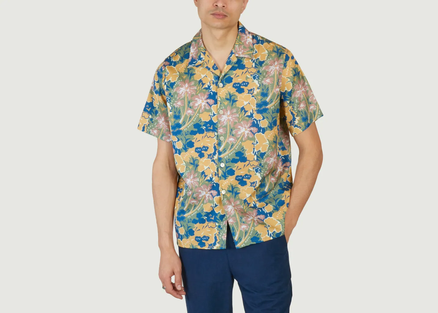 Chemise fluide imprimée palmier PS by PAUL SMITH