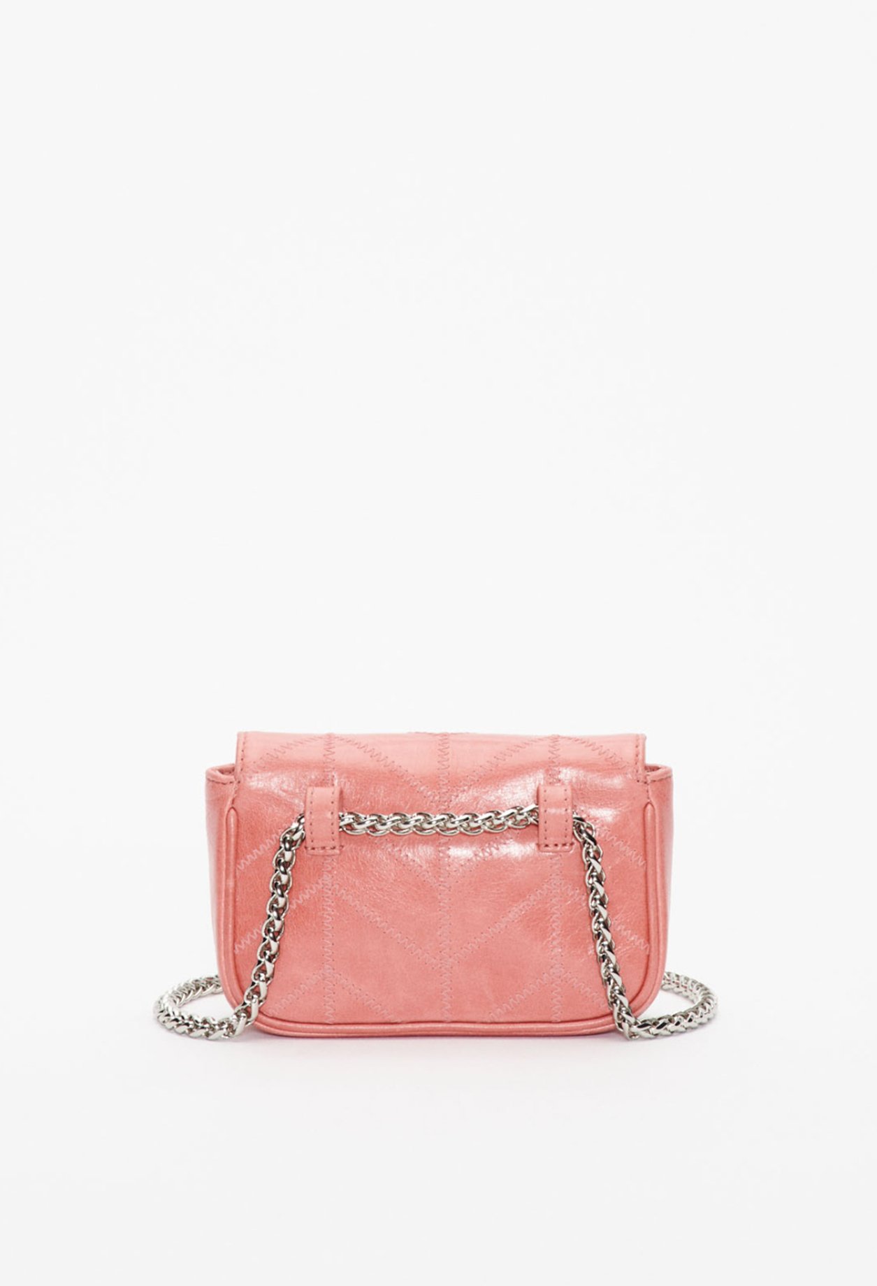 Pochette cuir verni
