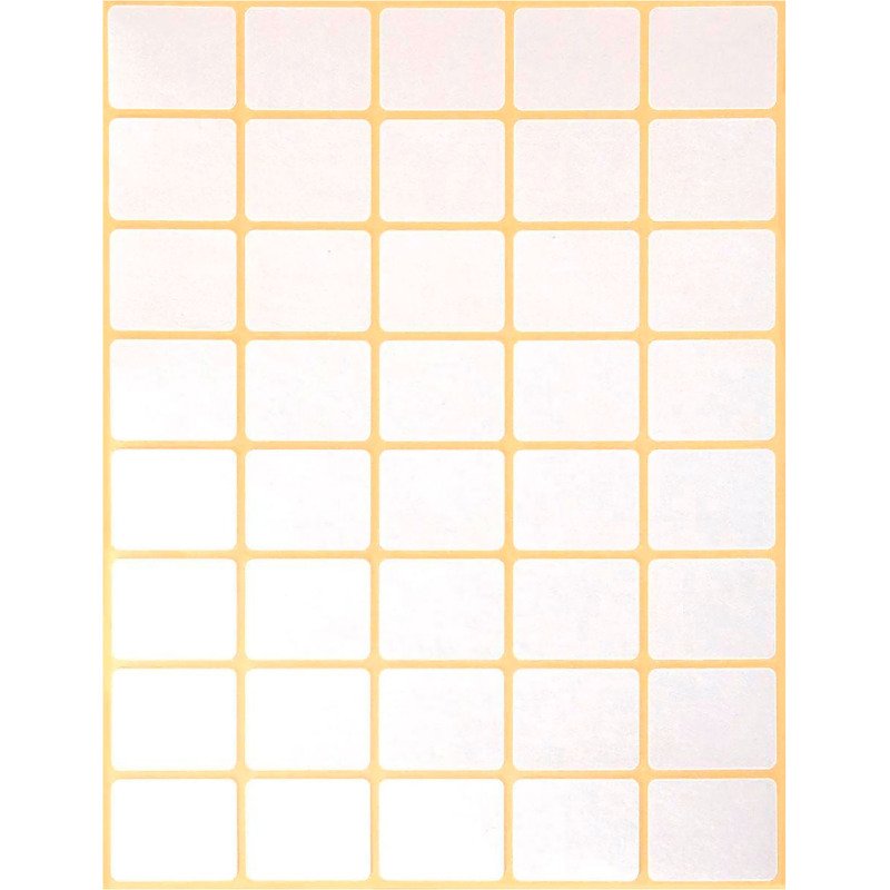 Etiquette multi-usage 22 x 18 mm blanc - Pochette de 1200