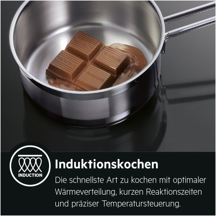 AEG Standherd mit Induktions-Kochfeld CIB6642BBW Weiß