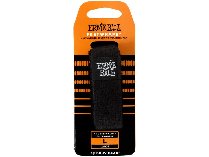 Ernie Ball Seitendämpfungszubehör FretWrap L Effektive Unterdrückung von Obertönen und Mitschwingungen