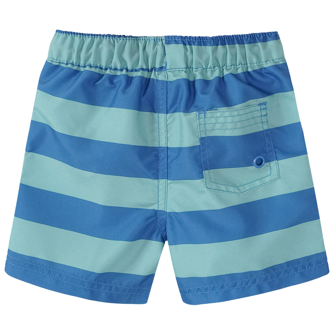 Famy Baby Badeshorts mit Streifen blau / türkis