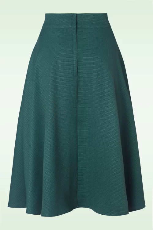 Banned Retro Hope Shimmer swing rok in groen