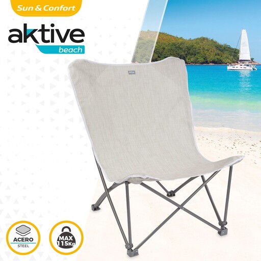Cadeira de camping dobrável Aktive
