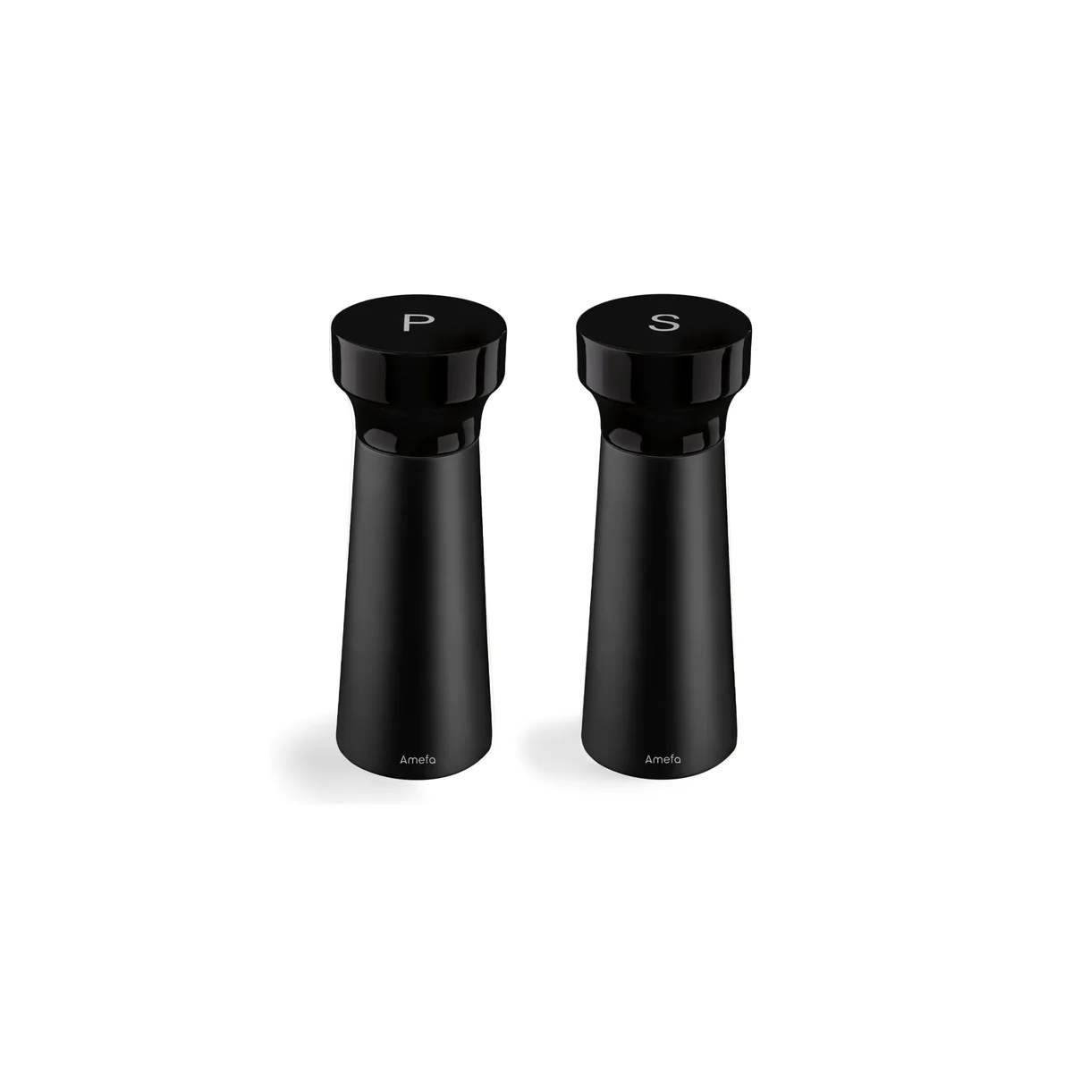 Fanny Noir - Duo de moulins poivre & sel naturel Amefa