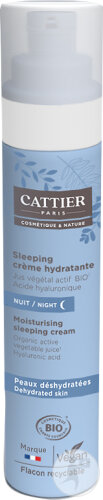 Cattier Soin Nuit Sleeping Crème Hydratante Peaux Déshydratées 50ml
