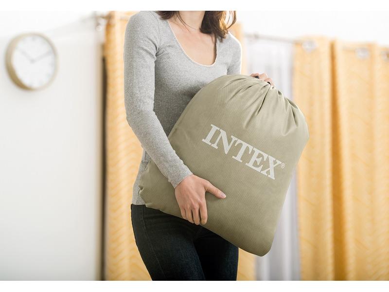 Intex Luftbett Kidz Travel Set 107 x 168 cm, Mint Kinder-Luftbett mit Pumpe
