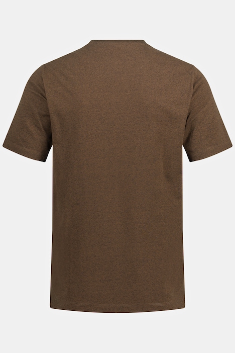 T-Shirt, Halbarm, Brusttasche, Rundhals