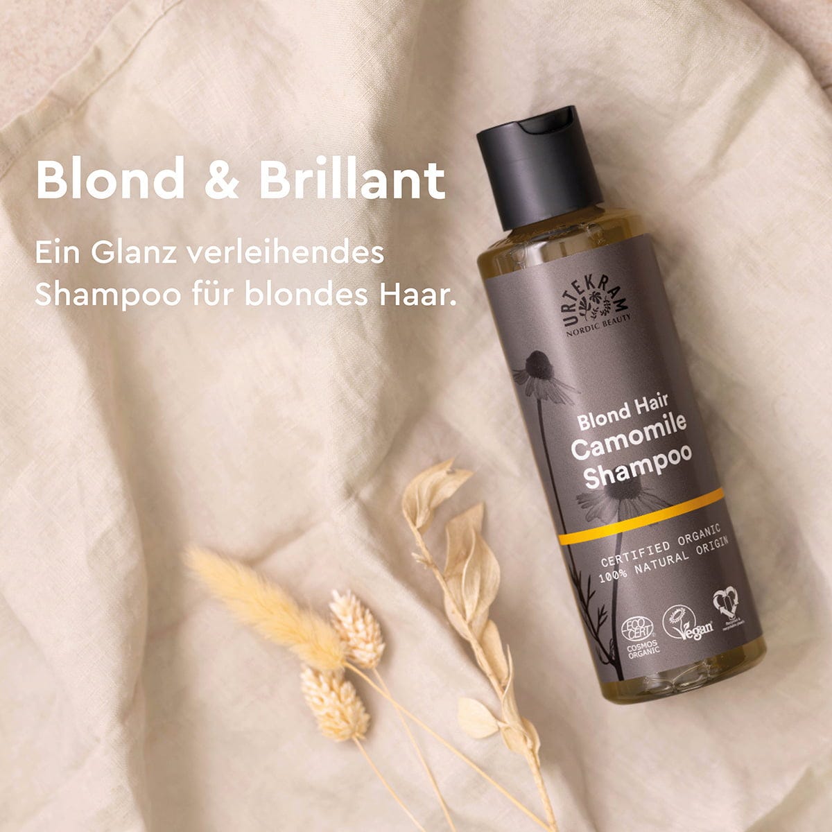 URTEKRAM  Camomile Shampoo, 250 ml