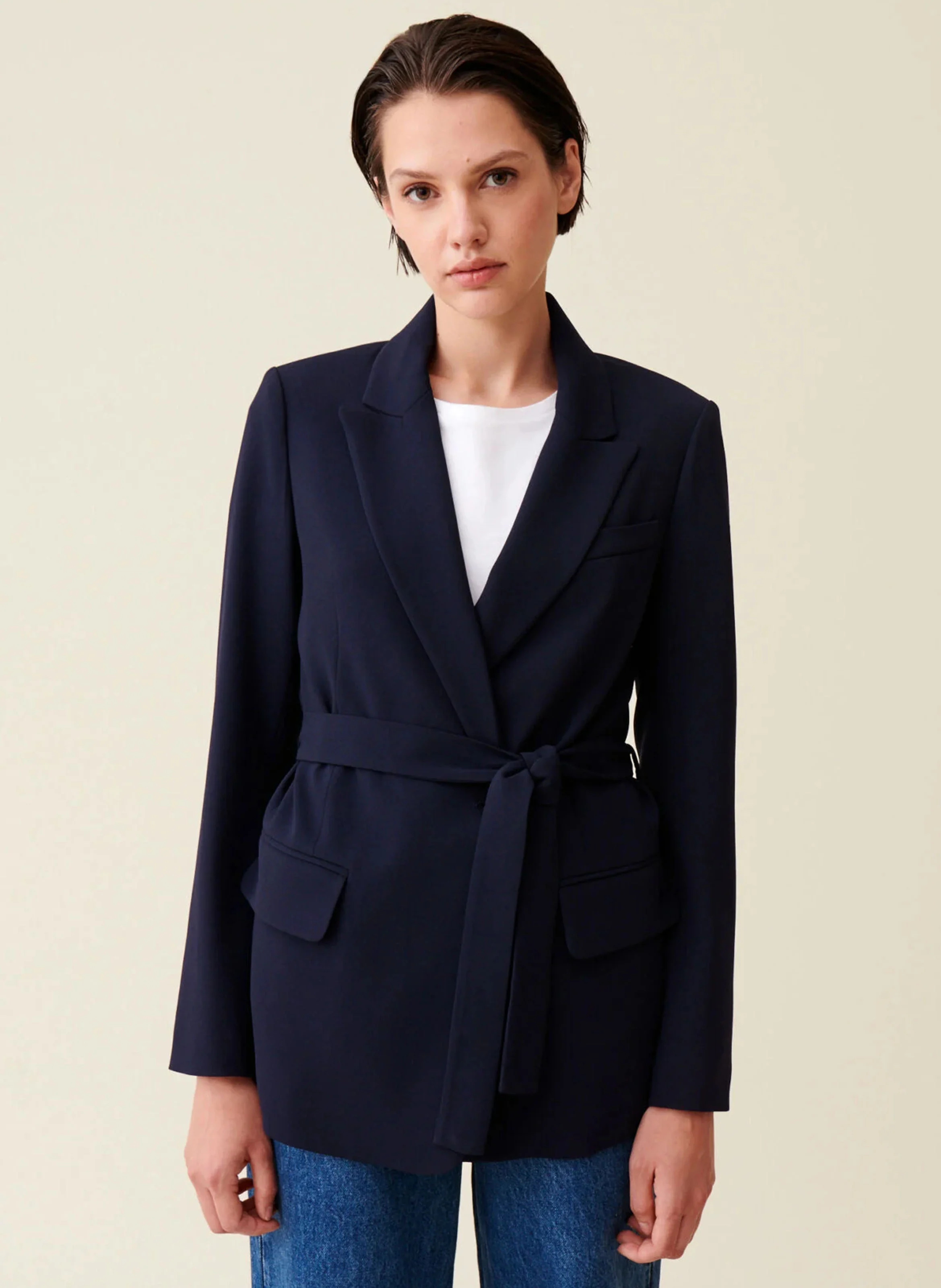Veste de tailleur| Bleu