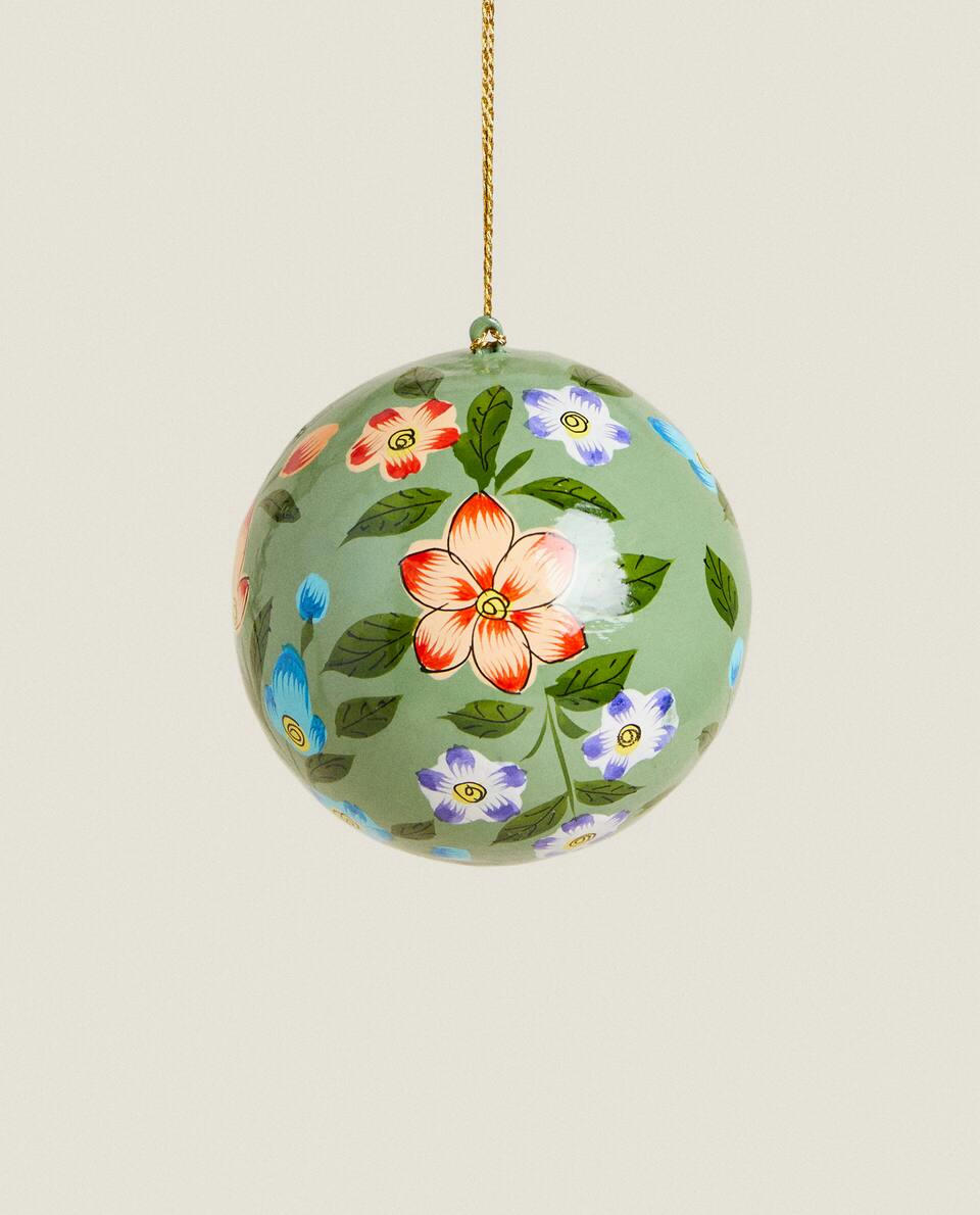 Enfeite de Natal de Papel Pintado