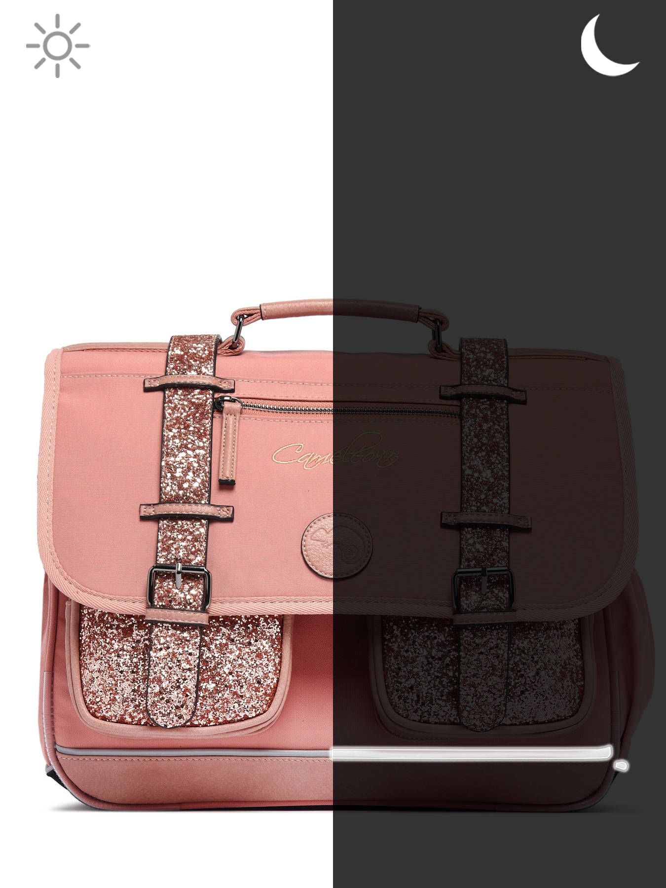Cartable enfant 2 compartiments CAMELEON