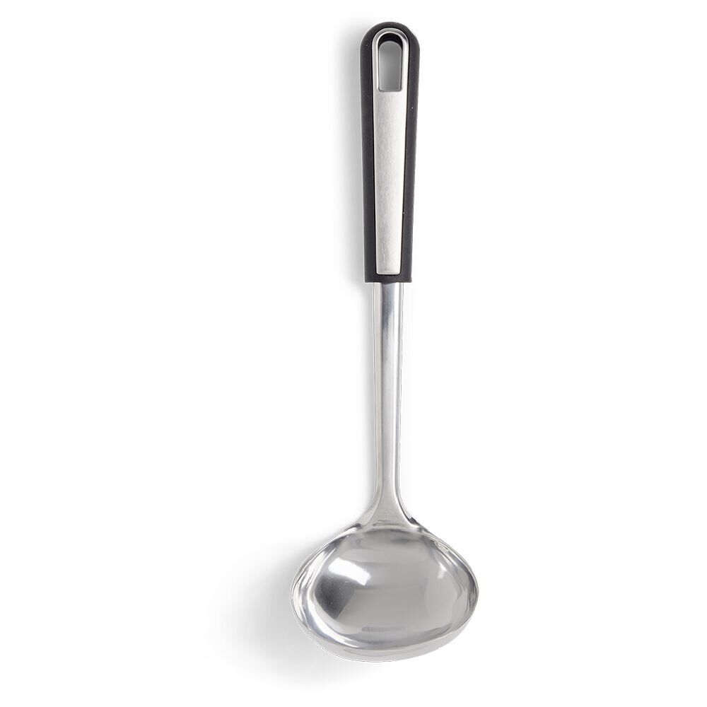 Louche en inox avec manche en plastique L.30cm
