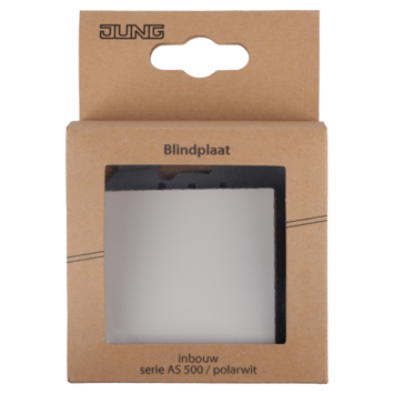 JUNG AS500 Blindplaat wit