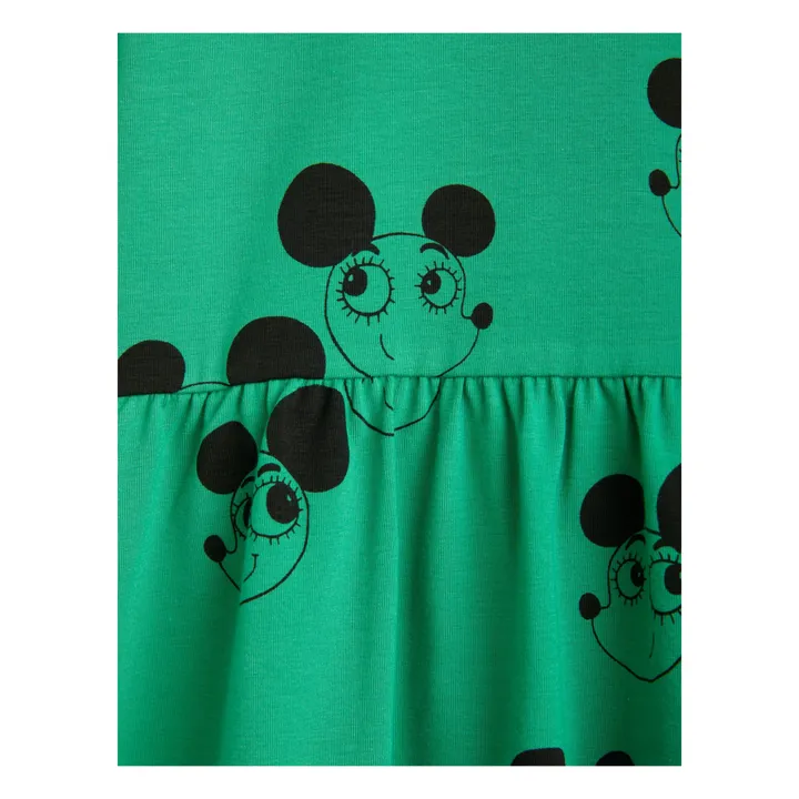 Mini Rodini Robe Coton Bio Ritzrats | Vert