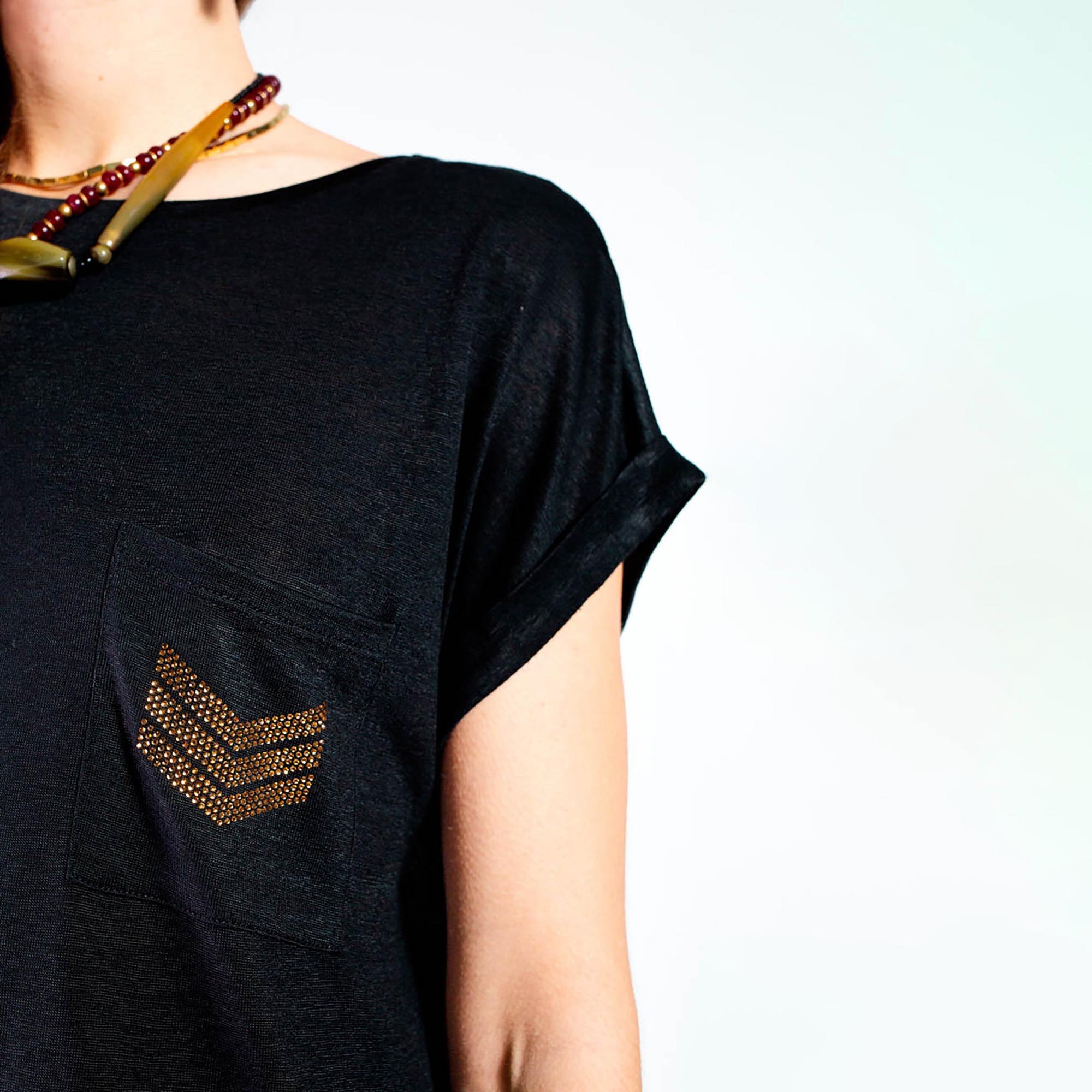 T-shirt Femme noir