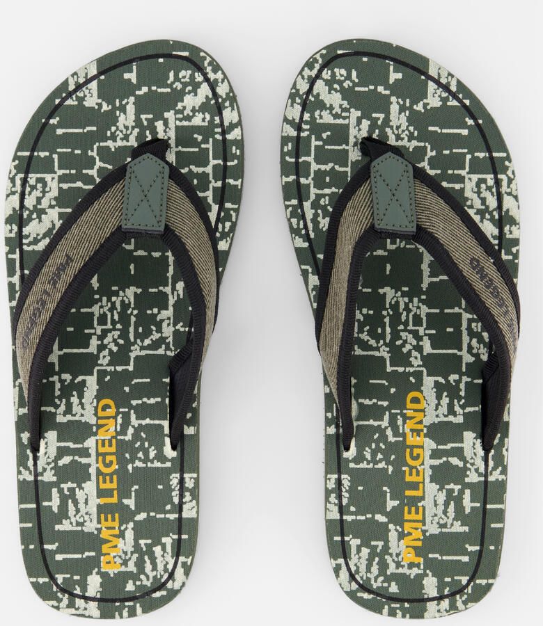 PME Legend Jetflap Slipper groen Textiel