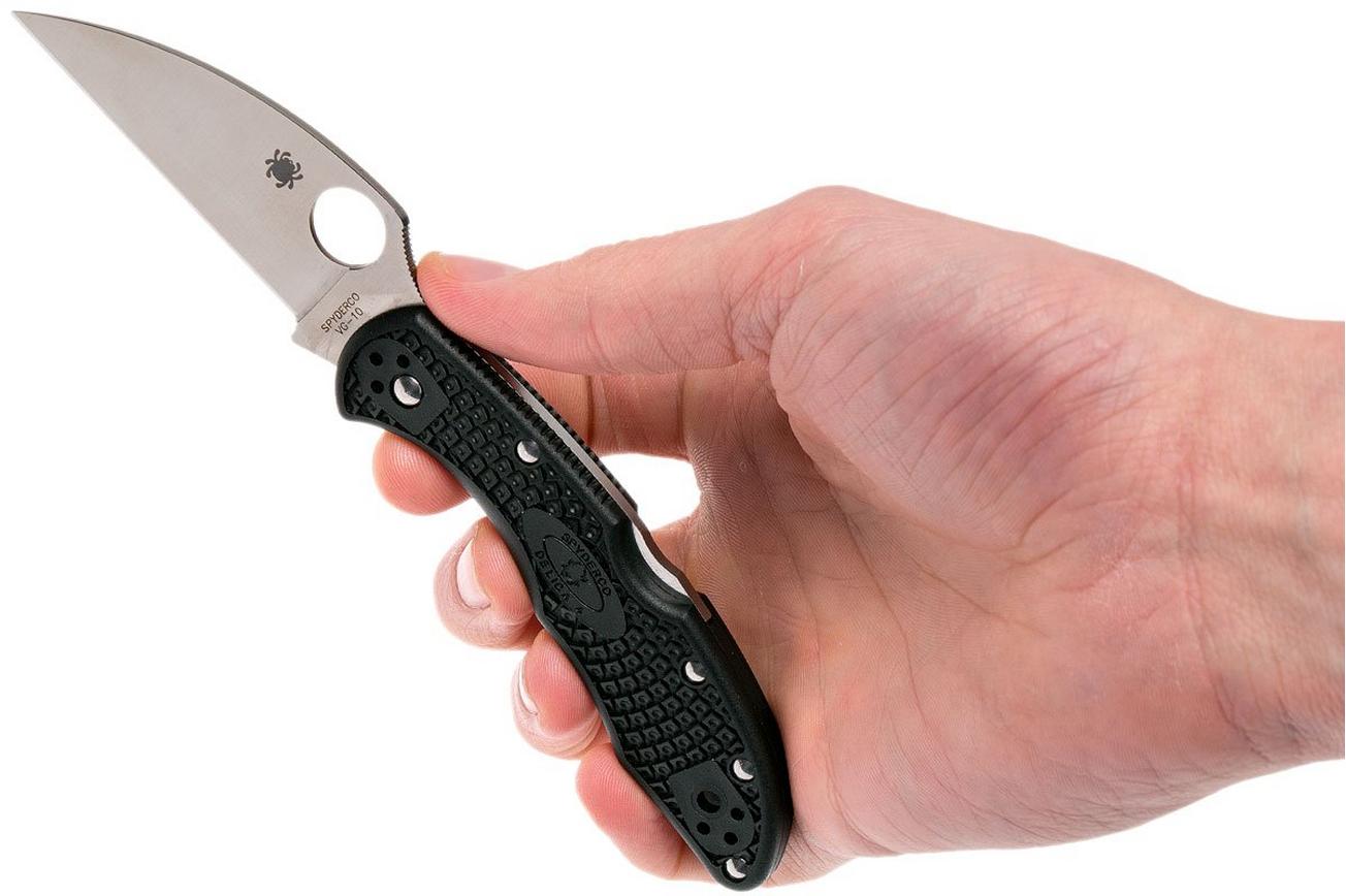 Spyderco Delica 4 Flat Wharncliffe C11FPWCBK zakmes